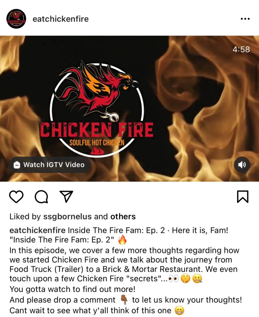 Orlando small business: Chicken Fire
